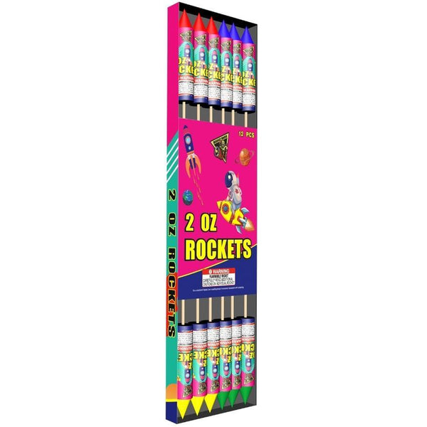 2 Oz Rocket Assortment | 16.8" Rocket Projectile by Monkey Mania -Shop Online for Standard Rocket at Elite Fireworks!