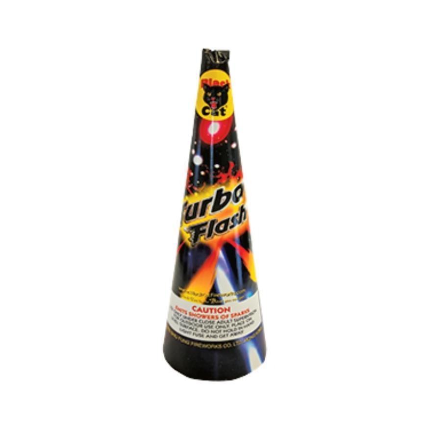 #4 Black Cat Cone | Large Shower Fountain Spur™ by Black Cat Fireworks -Shop Online for Large Cone at Elite Fireworks!