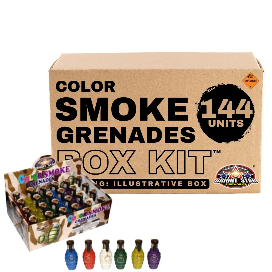 Bright Star Color Smoke Grenades | Assorted Colors
