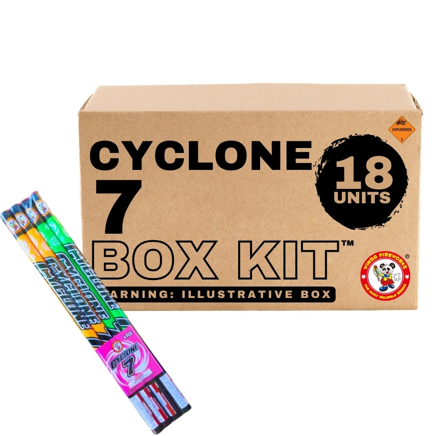 Cyclone 7 | 7 Shot Barrage Candle