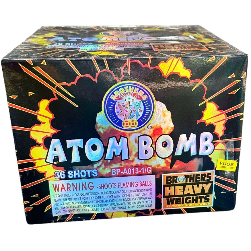 Da Big Box O' Bombs | 144 Shot Box Kit™ - Atom Bomb - Cobalt Bomb - Neutron Bomb - Hydrogen Bomb