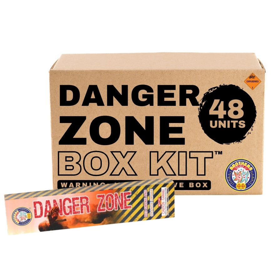 Danger Zone | Two Pack of Red and Orange Smoke Tubes
