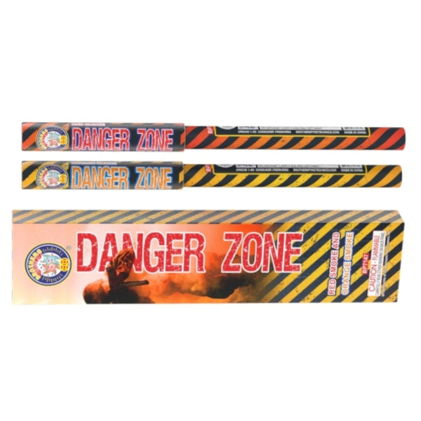 Danger Zone | Two Pack of Red and Orange Smoke Tubes