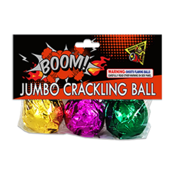 Jumbo Crackling Ball | Chain Crackle Noisemaker