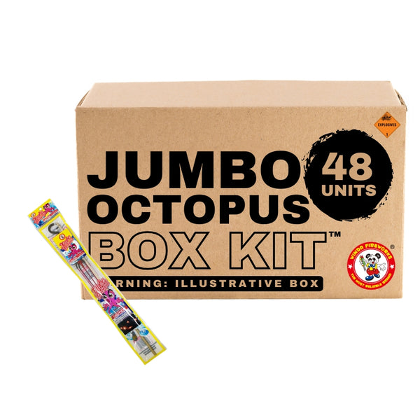 Jumbo Octopus |  16 Inch Gold Metal Handheld Sparkler