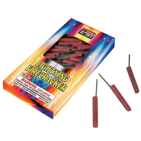 Lightning Firecracker | 100 Shot Single Cracker Noisemaker