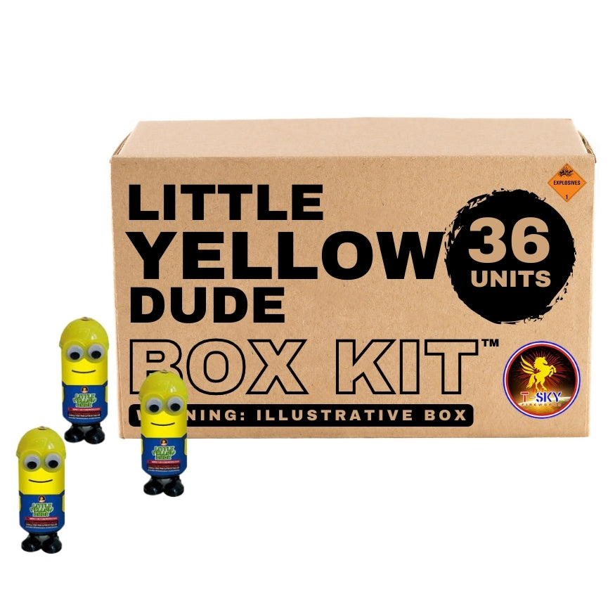 Little Yellow Dude | Toylike Plastic Shape Ground Novelty