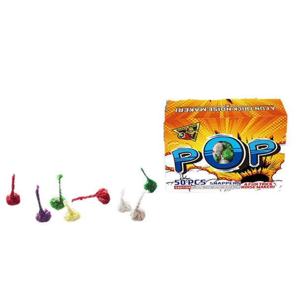 Pop by Monkey Mania | 50 Shot Single Snap Noisemaker Novelty