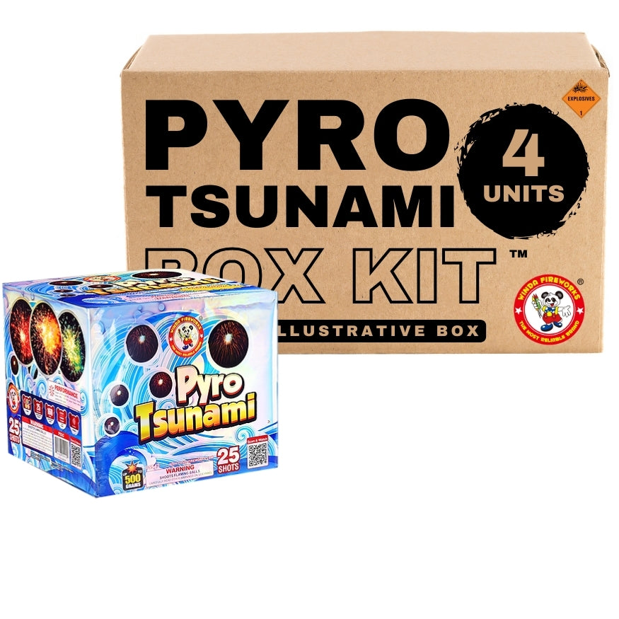 Pyro Tsunami | 25 Shot Aerial Repeater