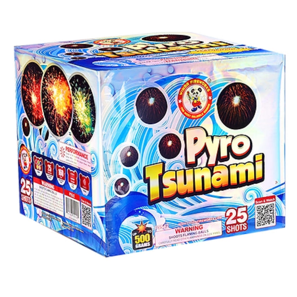 Pyro Tsunami | 25 Shot Aerial Repeater