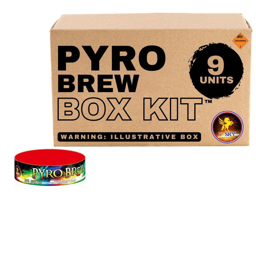 Pyro Brew | 256 Shot Aerial Repeater
