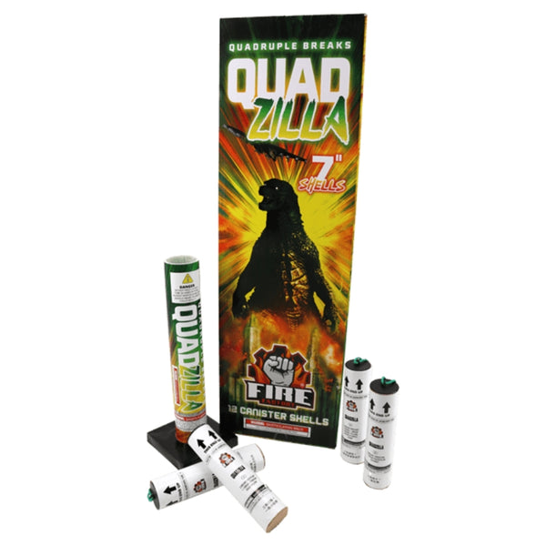 Quadzilla 12 Shells 7" | 48 Break Artillery Shell