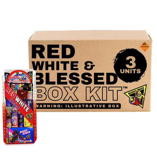 Red White & Blessed | Aerial & Ground Mix Variety Assortment