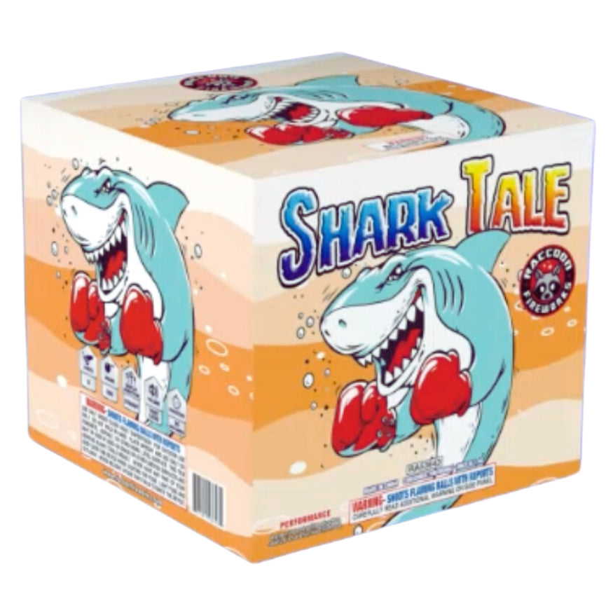 Shark Attack-Assorted Case | 43 Shot Aerial Repeater - Shark Waves - Jawsome - Shark Rider - Shark Tale