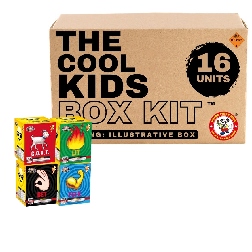 The Cool Kids | 160 Shot Box Kit™ - G.O.A.T - LIT - BET - FLEX