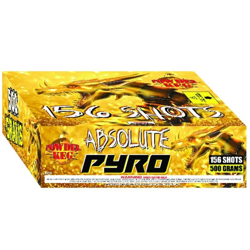 Absolute Pyro | 156 Shot Aerial Repeater by Powder Keg Fireworks -Shop Online for Zipper Cake at Elite Fireworks!