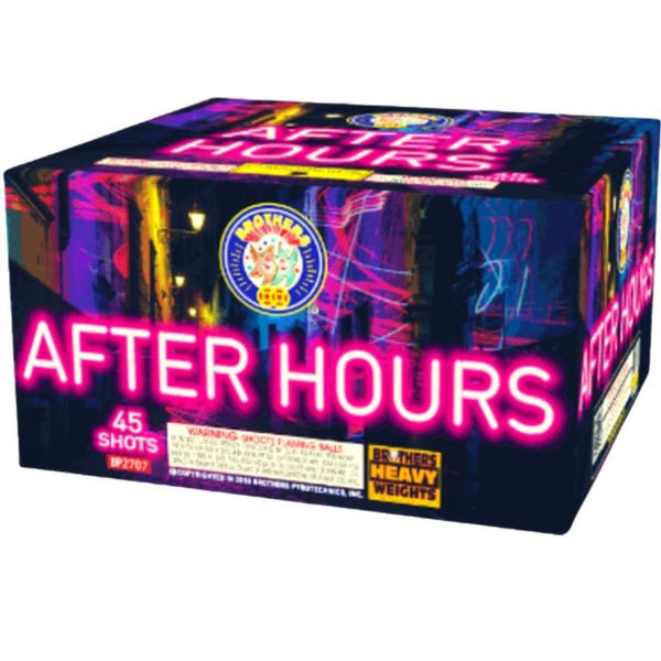 After Hours | 45 Shot Aerial Repeater by Brothers Pyrotechnics -Shop Online for X-tra Large Cake™ at Elite Fireworks!