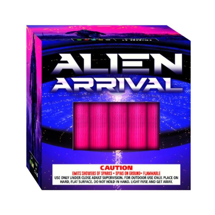 Alien Arrival | Large Shower Fountain Spur™ by Fox Fireworks -Shop Online for Large Fountain at Elite Fireworks!