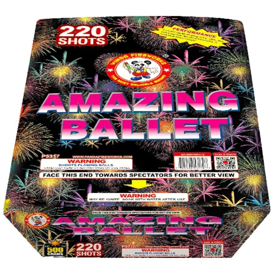 Amazing Ballet | 220 Shot Aerial Repeater by Winda Fireworks -Shop Online for Zipper Cake at Elite Fireworks!