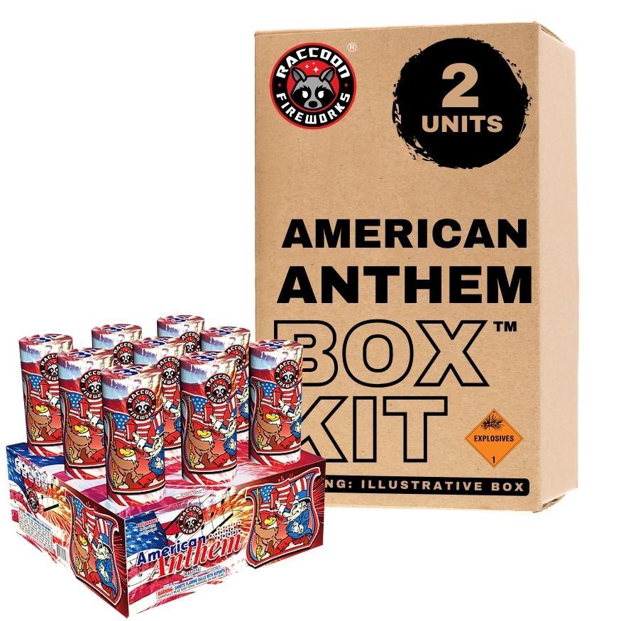 American Anthem | 9 Shot Aerial Repeater by Raccoon Fireworks -Shop Online for NOAB Cake at Elite Fireworks!