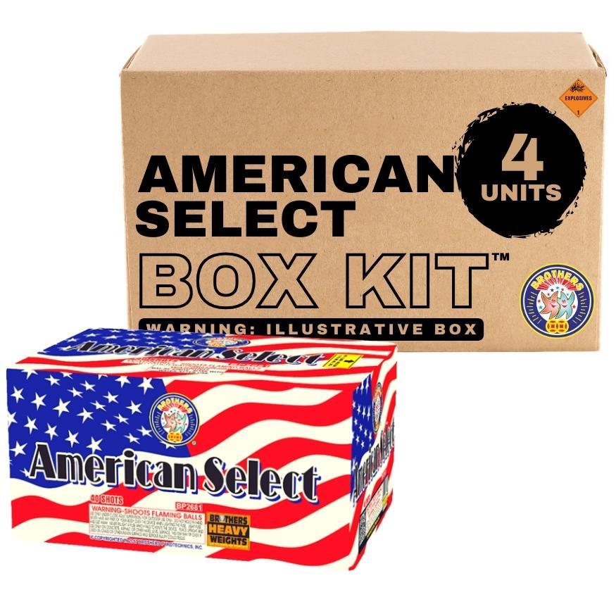 American Select | 40 Shot Aerial Repeater by Brothers Pyrotechnics -Shop Online for X-tra Large Cake™ at Elite Fireworks!