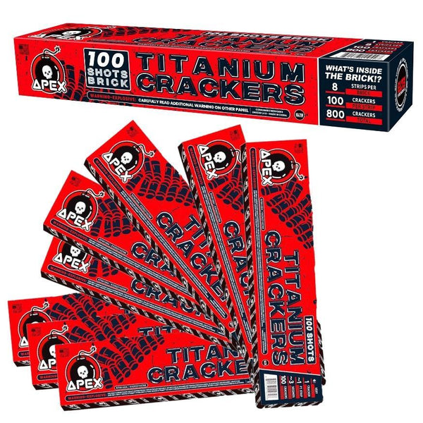 Apex Titanium Crackers™ | 100 Shot Noisemaker by Apex by Elite!™ -Shop Online for Standard Titanium Cracker at Elite Fireworks!