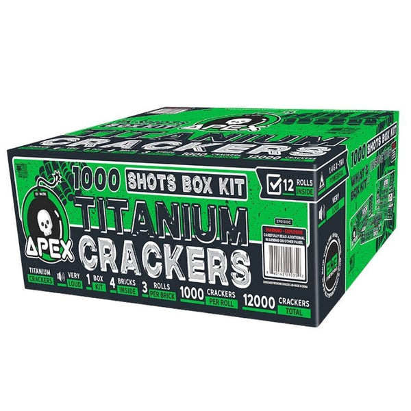 Apex Titanium Crackers™ | 1000 Shot Noisemaker by Apex by Elite!™ -Shop Online for Large Titanium Cracker at Elite Fireworks!