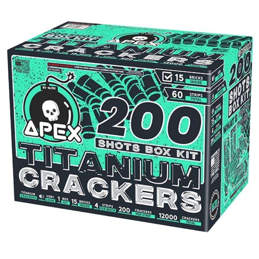 Apex Titanium Crackers™ | 200 Shot Noisemaker by Apex by Elite!™ -Shop Online for Standard Titanium Cracker at Elite Fireworks!