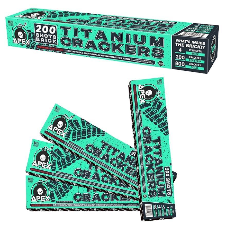 Apex Titanium Crackers™ | 200 Shot Noisemaker by Apex by Elite!™ -Shop Online for Standard Titanium Cracker at Elite Fireworks!