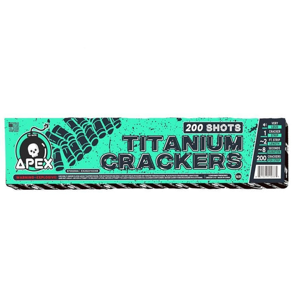 Apex Titanium Crackers™ | 200 Shot Noisemaker by Apex by Elite!™ -Shop Online for Standard Titanium Cracker at Elite Fireworks!