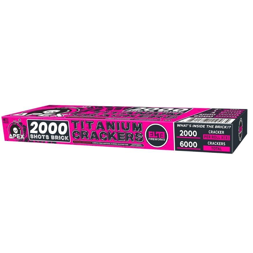 Apex Titanium Crackers™ | 2000 Shot Noisemaker by Apex by Elite!™ -Shop Online for Large Titanium Cracker at Elite Fireworks!