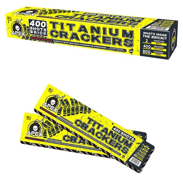 Apex Titanium Crackers™ | 400 Shot Noisemaker by Apex by Elite!™ -Shop Online for Standard Titanium Cracker at Elite Fireworks!