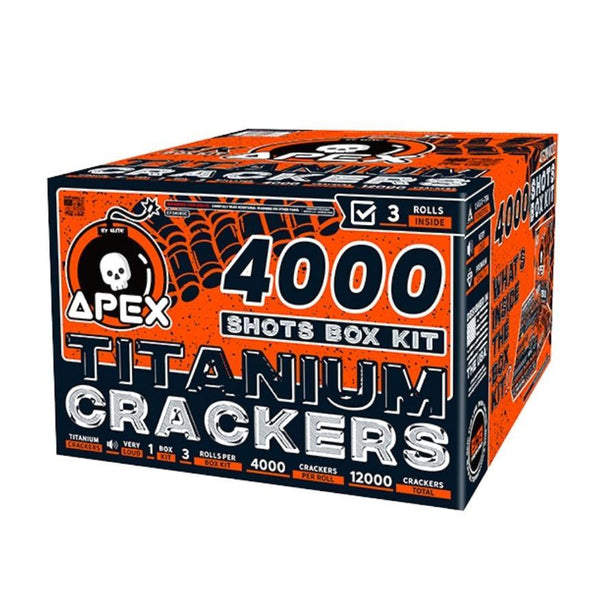 Apex Titanium Crackers™ | 4000 Shot Noisemaker by Apex by Elite!™ -Shop Online for X-tra Large Titanium Cracker™ at Elite Fireworks!