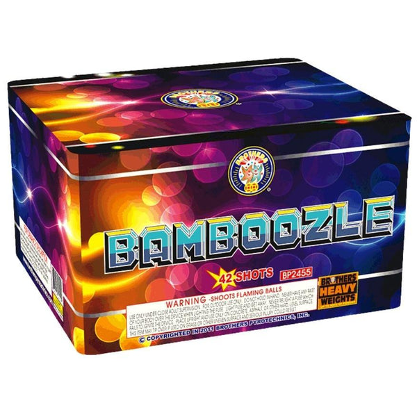 Bamboozle | 42 Shot Aerial Repeater by Brothers Pyrotechnics -Shop Online for X-tra Large Cake™ at Elite Fireworks!