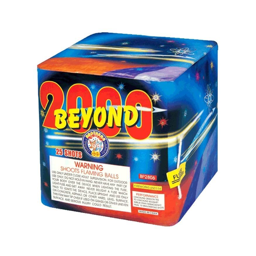 Beyond It All | 25 Shot Aerial Repeater by Brothers Pyrotechnics -Shop Online for Standard Cake at Elite Fireworks!