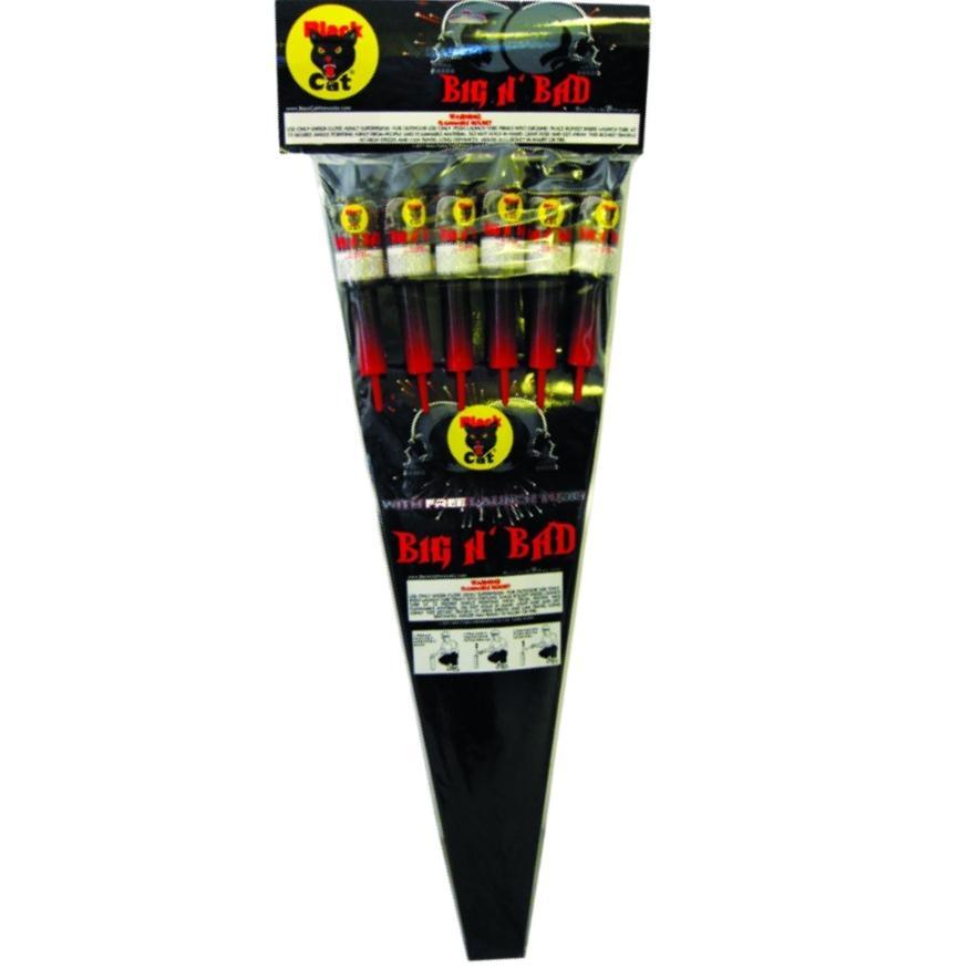 Big N' Bad | 38" Rocket Projectile by Black Cat Fireworks -Shop Online for X-tra Large Rocket™ at Elite Fireworks!