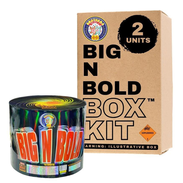 Big N Bold | 18 Shot Aerial Repeater by Brothers Pyrotechnics -Shop Online for NOAB Cake at Elite Fireworks!