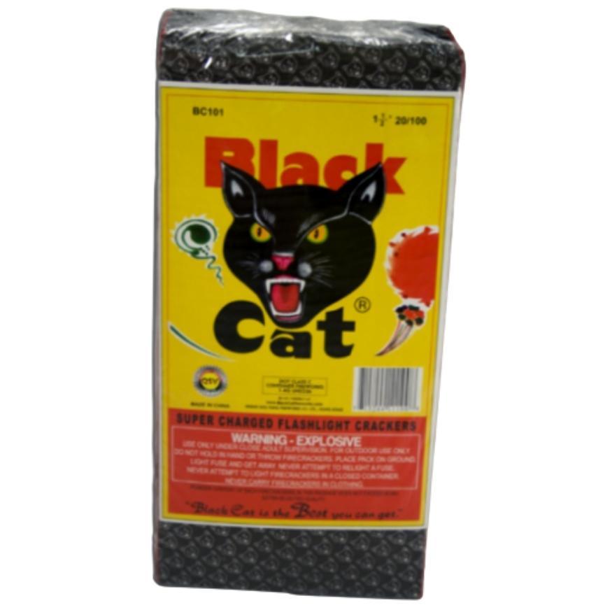 Black Cat Flash Crackers | 100 Shot Noisemaker by Black Cat Fireworks -Shop Online for Standard Flash Cracker at Elite Fireworks!