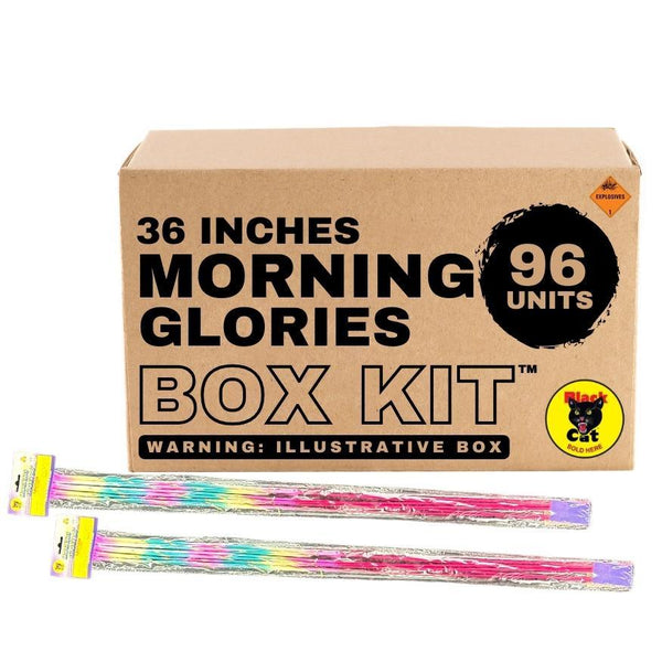 Black Cat Morning Glories | 36 Inch Gold Bamboo Handheld Sparkler by Black Cat Fireworks -Shop Online for X-tra Large Glory™ at Elite Fireworks!