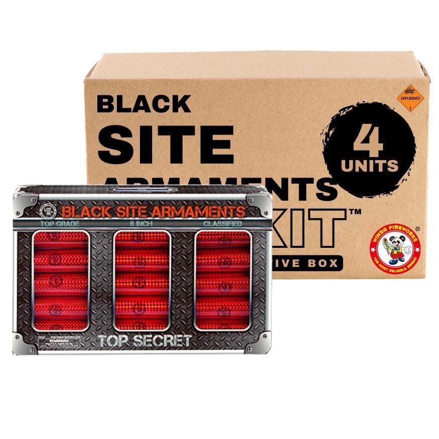 Black Site Armaments | 18 Break Artillery Shell by Winda Fireworks -Shop Online for XX-tra Large Canister Kit™ at Elite Fireworks!