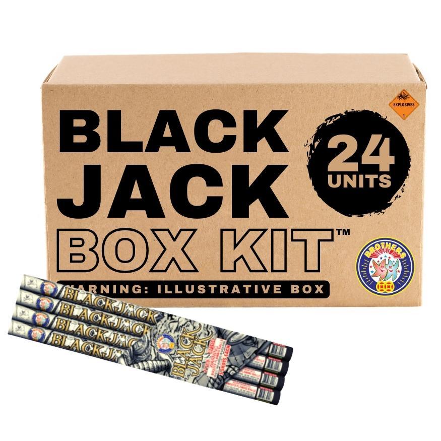 BlackJack | 5 Shot Barrage Candle by Brothers Pyrotechnics -Shop Online for Large Candle at Elite Fireworks!