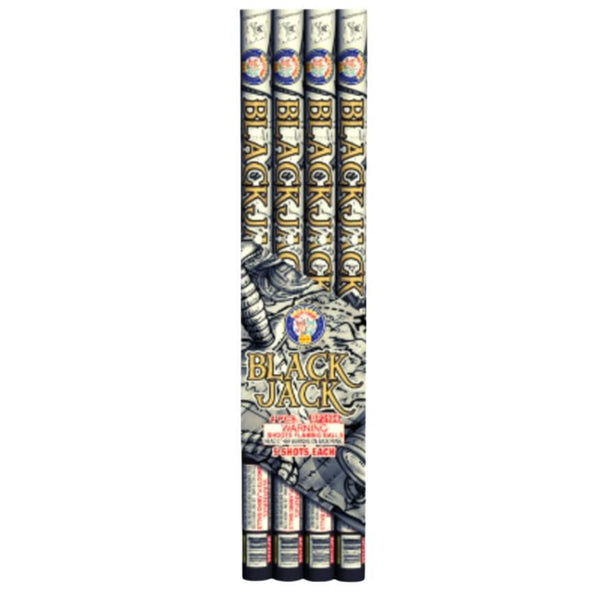 BlackJack | 5 Shot Barrage Candle by Brothers Pyrotechnics -Shop Online for Large Candle at Elite Fireworks!