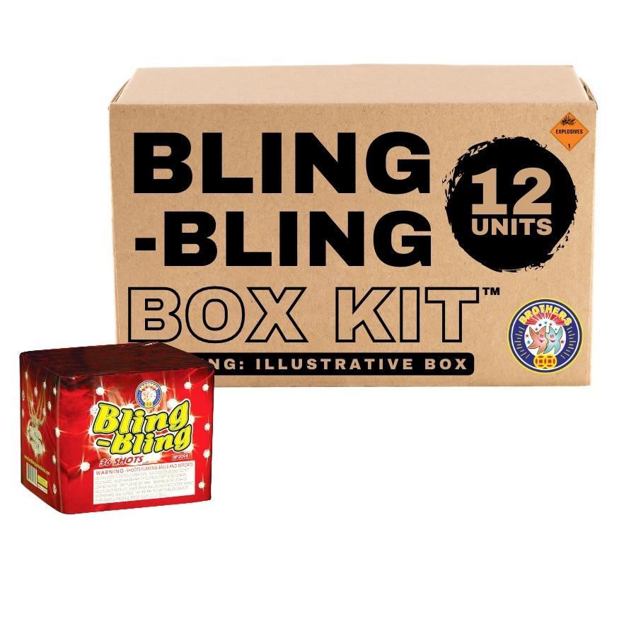 Bling-Bling | 36 Shot Aerial Repeater by Brothers Pyrotechnics -Shop Online for Standard Cake at Elite Fireworks!