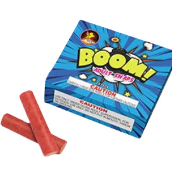 Blue - Boom! Adult Snaps | 20 Shot Single Snap Noisemaker by T-Sky Fireworks -Shop Online for Large Snapper at Elite Fireworks!