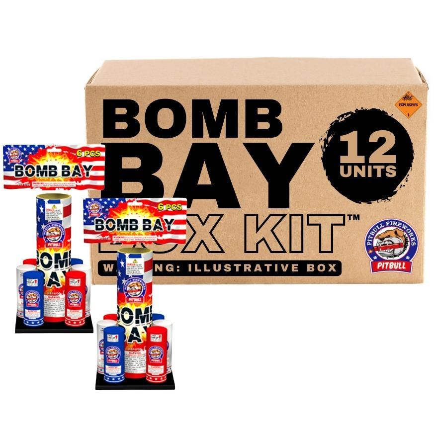 Bomb Bay | 6 Break Artillery Shell by Pitbull Fireworks -Shop Online for Large Canister Kit™ at Elite Fireworks!