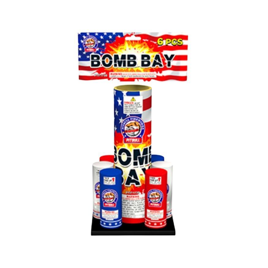 Bomb Bay | 6 Break Artillery Shell by Pitbull Fireworks -Shop Online for Large Canister Kit™ at Elite Fireworks!