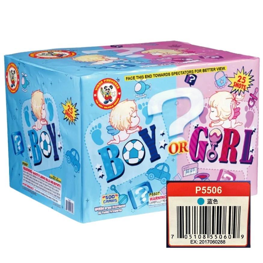 Boy or Girl? | 25 Shot Aerial Repeater by Winda Fireworks -Shop Online for X-tra Large Cake™ at Elite Fireworks!