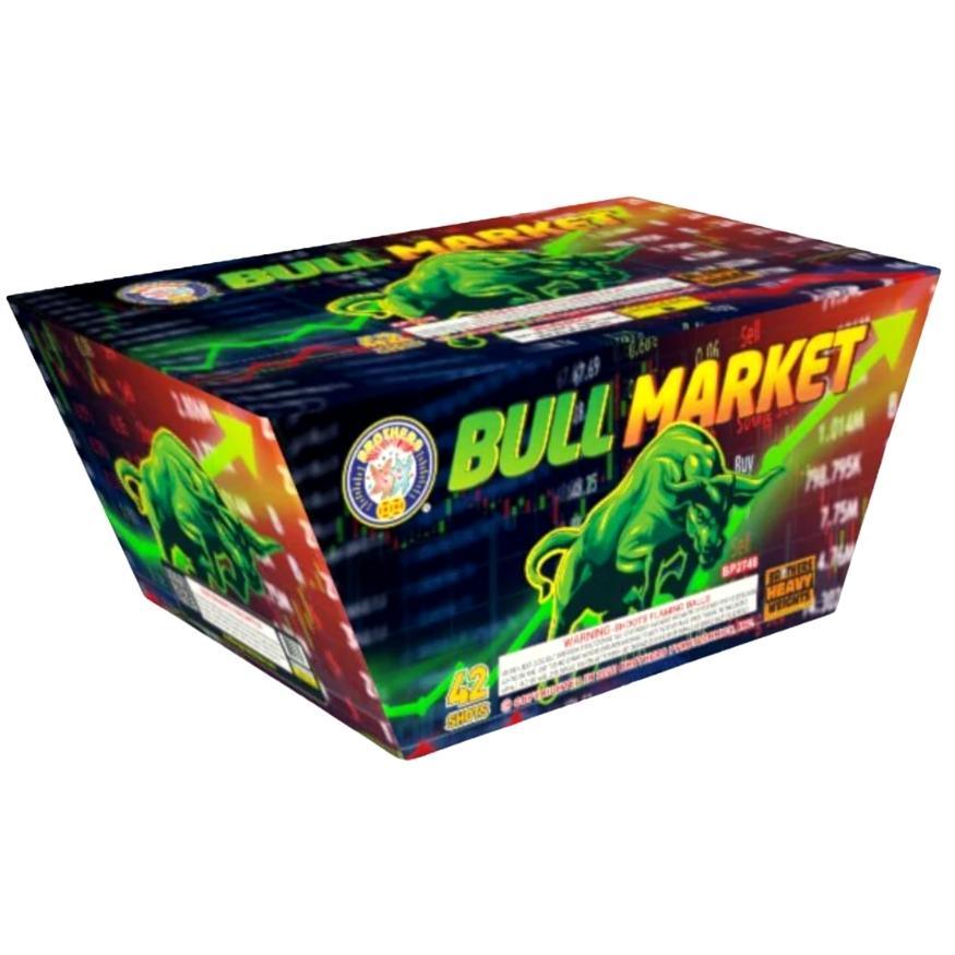 Bull Market | 42 Shot Aerial Repeater by Brothers Pyrotechnics -Shop Online for X-tra Large Cake™ at Elite Fireworks!