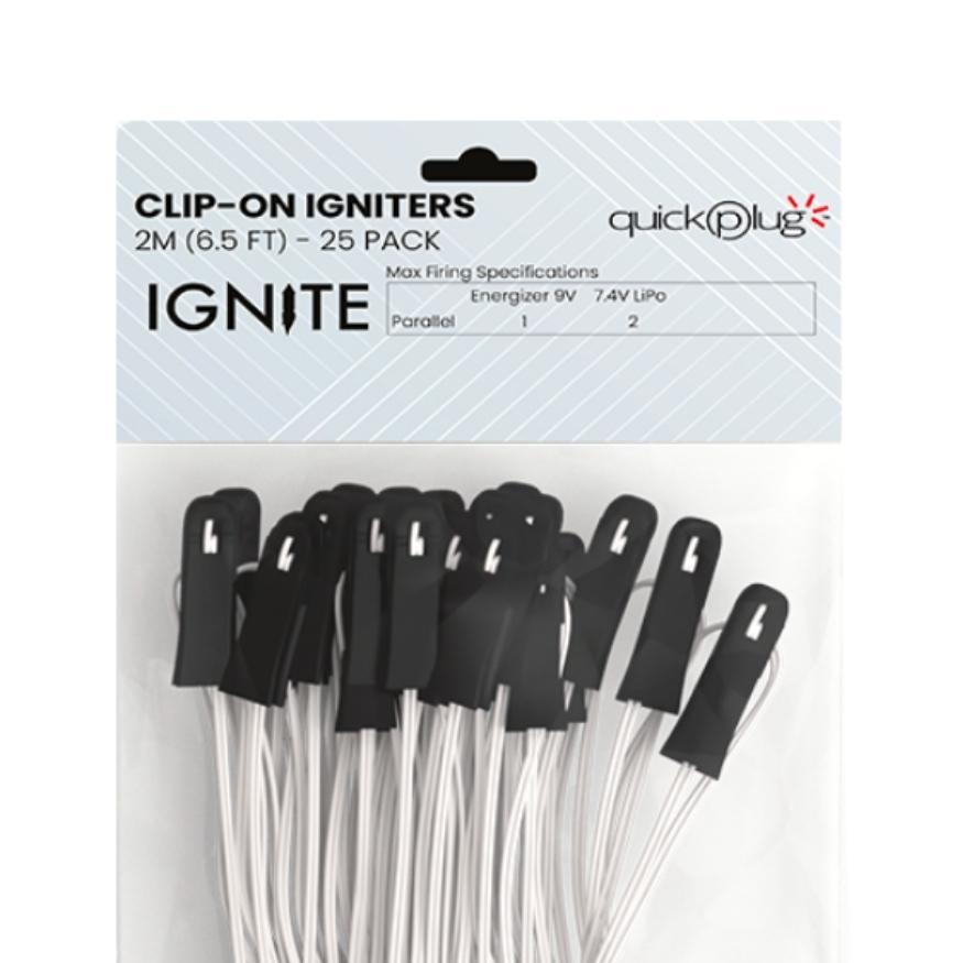 Clip-On Igniters | Quickplug Enabled Clippers for Firing System by Cobra -Shop Online for Quickplug Clip-On Igniter at Elite Fireworks!
