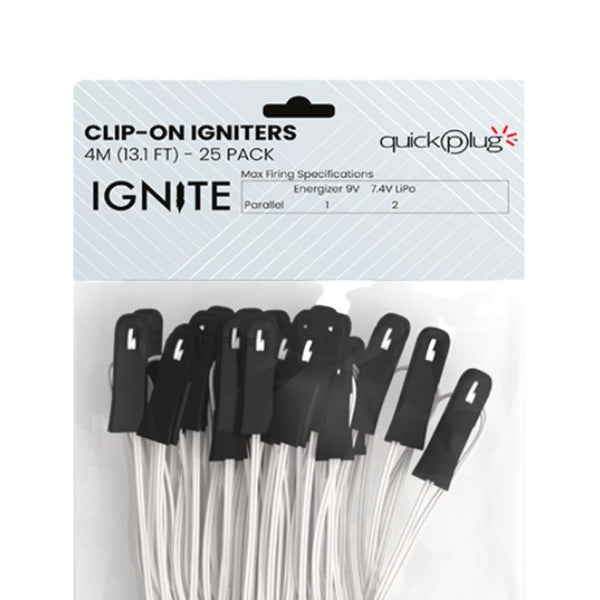 Clip-On Igniters | Quickplug Enabled Clippers for Firing System by Cobra -Shop Online for Quickplug Clip-On Igniter at Elite Fireworks!